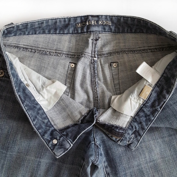 Michael Kors Womens Straight Leg Jeans 8 Blue - Picture 5 of 5